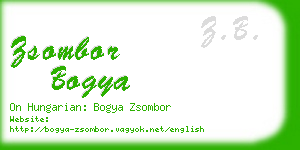 zsombor bogya business card